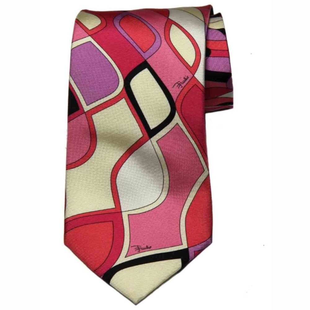 Men Pucci tie. 3.75 inches width